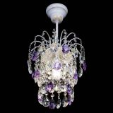 Люстра Зима журавлик фиолетовая (белая патина) в Химках Люстра Зима журавлик фиолетовая (белая патина) в Химках