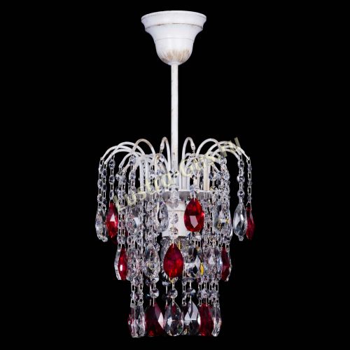 Люстра Зима журавлик красная (белая патина) в Химках Люстра Зима журавлик красная (белая патина) в Химках