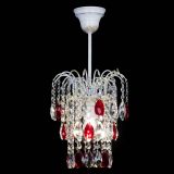 Люстра Зима журавлик красная (белая патина) в Химках Люстра Зима журавлик красная (белая патина) в Химках