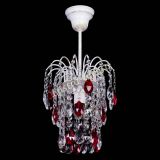 Люстра Зима журавлик красная (белая патина) в Химках Люстра Зима журавлик красная (белая патина) в Химках
