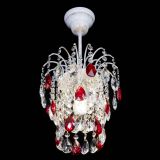 Люстра Зима журавлик красная (белая патина) в Химках Люстра Зима журавлик красная (белая патина) в Химках