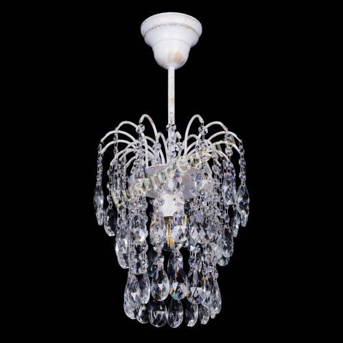 Люстра Зима шар белая в Химках Гусь Хрустальный