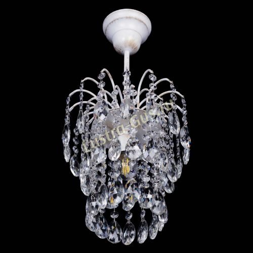 Люстра Зима шар белая в Химках Гусь Хрустальный
