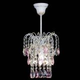 Люстра Зима журавлик розовая (белая патина) в Химках Люстра Зима журавлик розовая (белая патина) в Химках