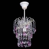 Люстра Зима журавлик розовая (белая патина) в Химках Люстра Зима журавлик розовая (белая патина) в Химках