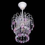 Люстра Зима журавлик розовая (белая патина) в Химках Люстра Зима журавлик розовая (белая патина) в Химках