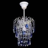 Люстра Зима журавлик синяя (белая патина) в Химках Люстра Зима журавлик синяя (белая патина) в Химках