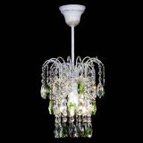 Люстра Зима журавлик зеленая (белая патина) в Химках Люстра Зима журавлик зеленая (белая патина) в Химках