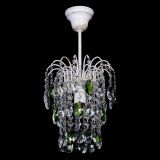 Люстра Зима журавлик зеленая (белая патина) в Химках Люстра Зима журавлик зеленая (белая патина) в Химках