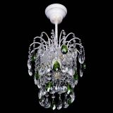 Люстра Зима журавлик зеленая (белая патина) в Химках Люстра Зима журавлик зеленая (белая патина) в Химках