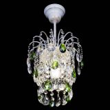 Люстра Зима журавлик зеленая (белая патина) в Химках Люстра Зима журавлик зеленая (белая патина) в Химках