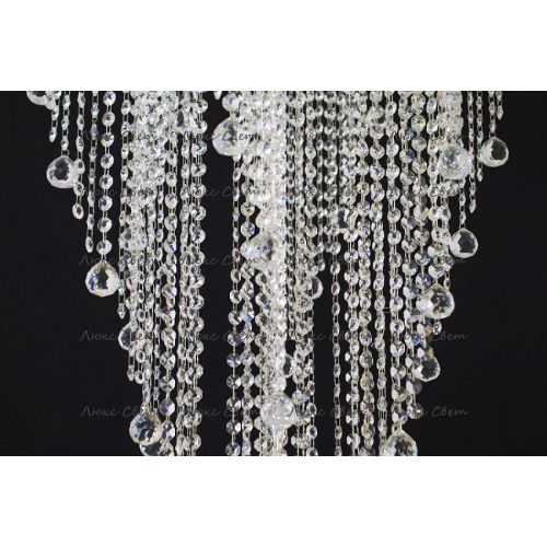 Люстра Катерина Космос 5 ламп шар 30 мм длинная  в Химках Гусь Хрустальный