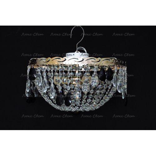 Люстра Анжелика журавлик черная в Химках Гусь Хрустальный