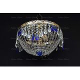 Люстра Анжелика журавлик синяя в Химках