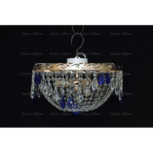 Люстра Анжелика журавлик синяя в Химках Гусь Хрустальный