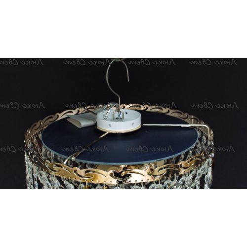 Люстра Анжелика журавлик розовая в Химках Гусь Хрустальный