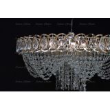 Люстра Водоворот + Низ, диаметр 450 мм, золото, Люстры Гусь Хрустальный Люстра Водоворот + Низ, диаметр 450 мм, золото, Люстры Гусь Хрустальный