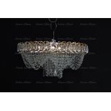 Люстра Водоворот + Низ, диаметр 450 мм, золото, Люстры Гусь Хрустальный Люстра Водоворот + Низ, диаметр 450 мм, золото, Люстры Гусь Хрустальный