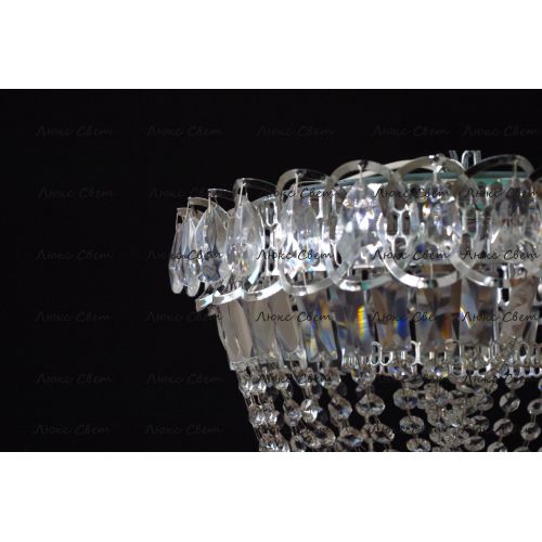 Люстра Катерина Водоворот 1 лампа в Химках Гусь Хрустальный