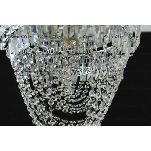 Люстра Катерина Водоворот 1 лампа в Химках Гусь Хрустальный