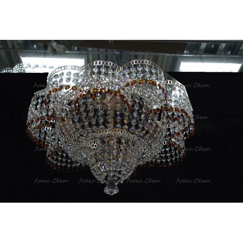 Люстра Лотос чайная в Химках Гусь Хрустальный