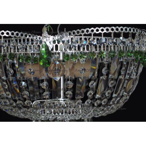 Люстра Ромашка цветная в Химках Гусь Хрустальный