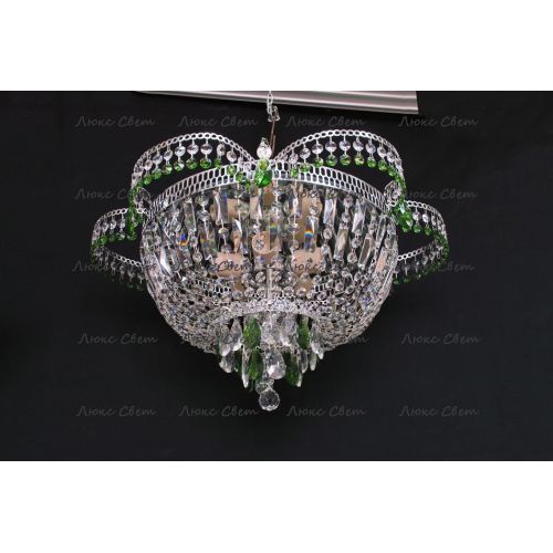 Люстра Ромашка цветная в Химках Гусь Хрустальный