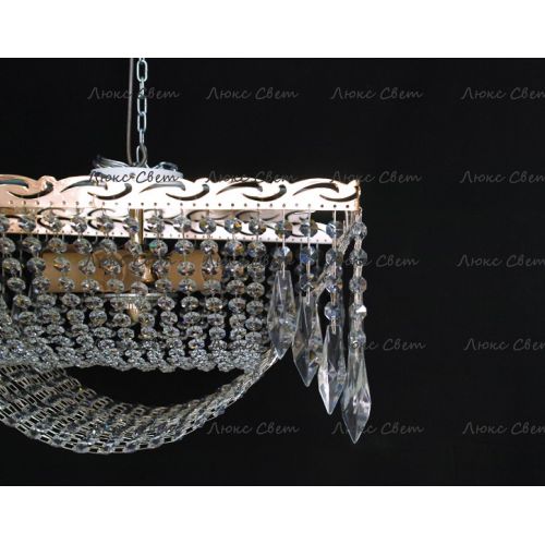 Люстра Квадрат Перо в Химках Гусь Хрустальный
