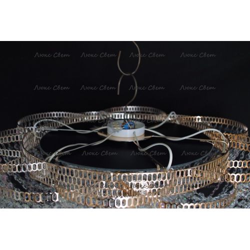 Люстра Лотос Елена розовая в Химках Гусь Хрустальный