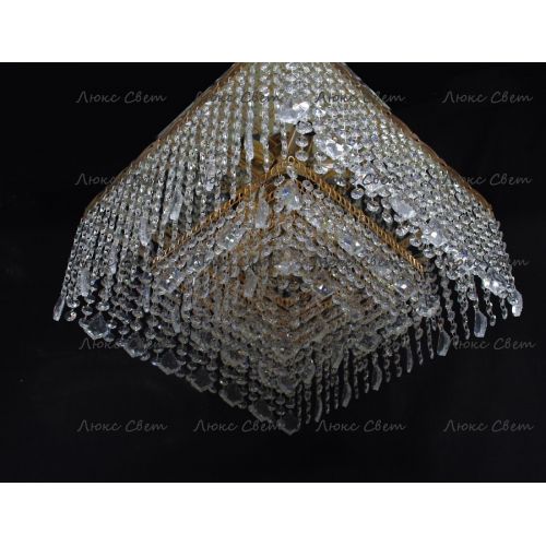 Люстра Квадрат гамма дубик длинная в Химках Гусь Хрустальный