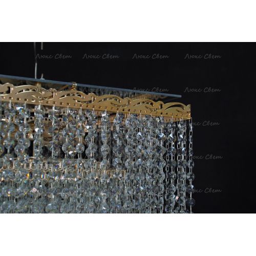 Люстра Квадрат гамма дубик длинная в Химках Гусь Хрустальный