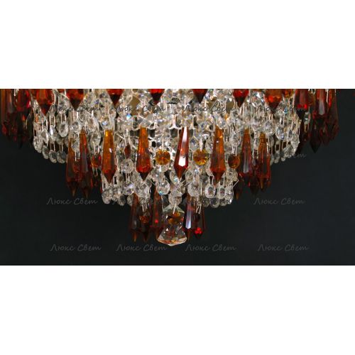 Люстра Ромашка хризантема чайная карандаш большой в Химках Гусь Хрустальный