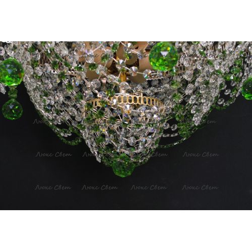 Люстра Ромашка Аленка цветная в Химках Гусь Хрустальный