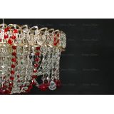 Люстра Водоворот Мария красная  в Химках