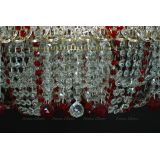 Люстра Водоворот Мария красная  в Химках