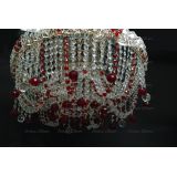 Люстра Водоворот Мария красная  в Химках