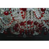 Люстра Водоворот Мария красная  в Химках