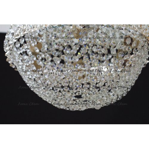 Люстра Водоворот Сетка Обтикон в Химках Гусь Хрустальный