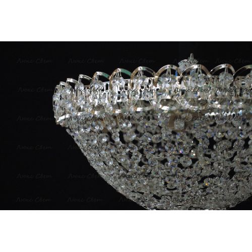 Люстра Водоворот Сетка Обтикон в Химках Гусь Хрустальный