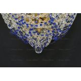 Люстра Водопад Роза синяя в Химках Люстра Водопад Роза синяя в Химках