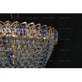 Люстра Водопад Роза синяя в Химках Люстра Водопад Роза синяя в Химках