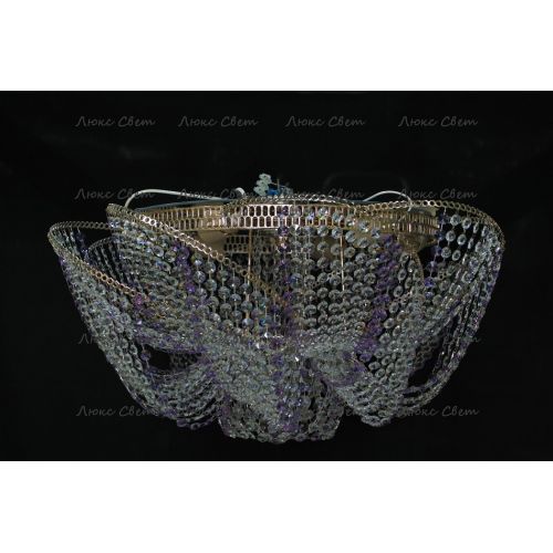 Люстра Космос № 2 фиолетовая в Химках Гусь Хрустальный