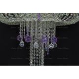 Люстра Анжелика 1 шар 40 мм фиолетовая в Химках