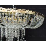 Люстра Анжелика 1 шар 40 мм черная в Химках