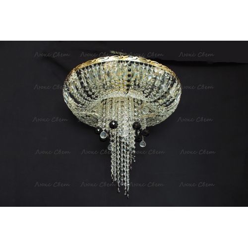 Люстра Анжелика 1 шар 40 мм черная в Химках Гусь Хрустальный