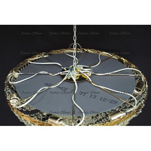 Люстра Анжелика 1 шар 40 мм черная в Химках Гусь Хрустальный