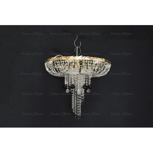 Люстра Анжелика 1 шар 40 мм черная в Химках Гусь Хрустальный