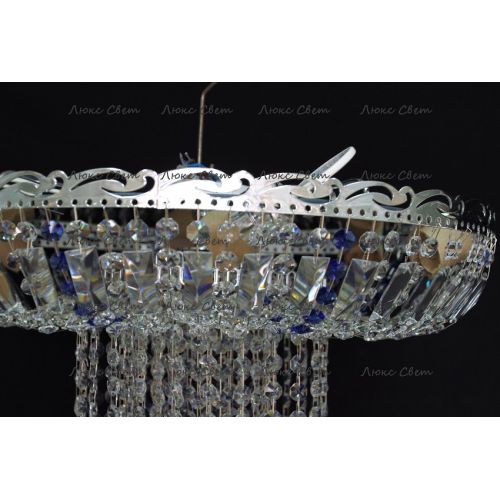 Люстра Анжелика 1 шар 40 синяя в Химках Гусь Хрустальный