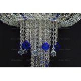 Люстра Анжелика 1 шар 40 синяя в Химках