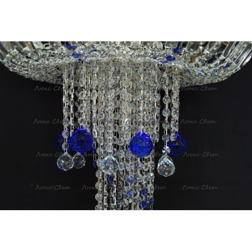 Люстра Анжелика 1 шар 40 синяя в Химках Гусь Хрустальный